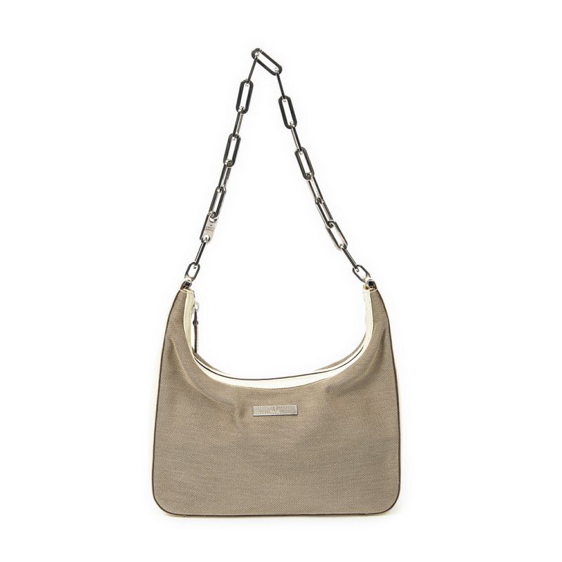 Gucci Chain Hobo Beige/ivory Canvas A
