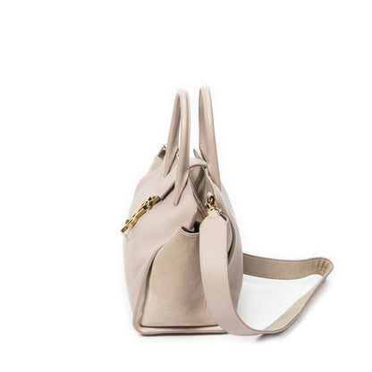 YVES Saint Laurent Yves Saint Laurent Baby Downtown Cabas Spunk Beige Calfskin