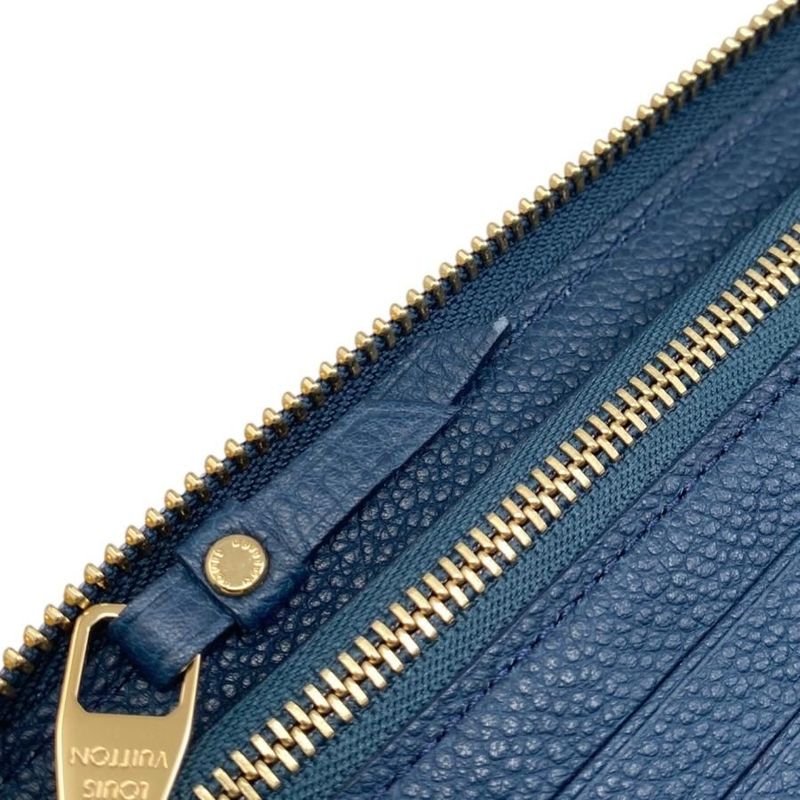 Louis Vuitton Bifold Long Wallet Portefeuille Cles Set Ron M93438 Monogram