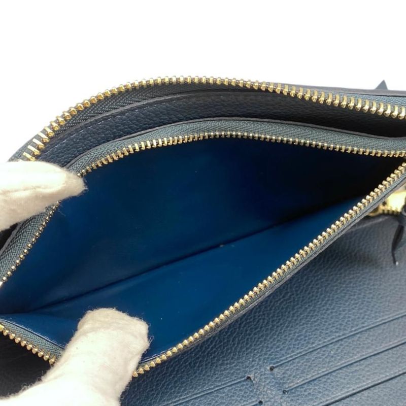 Louis Vuitton Bifold Long Wallet Portefeuille Cles Set Ron M93438 Monogram