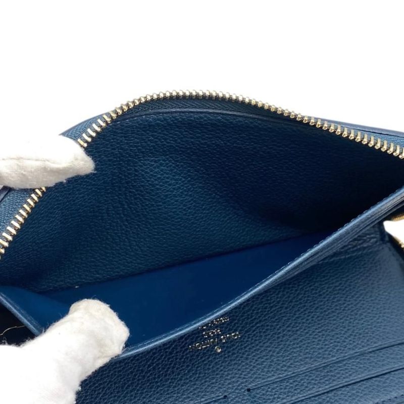 Louis Vuitton Bifold Long Wallet Portefeuille Cles Set Ron M93438 Monogram