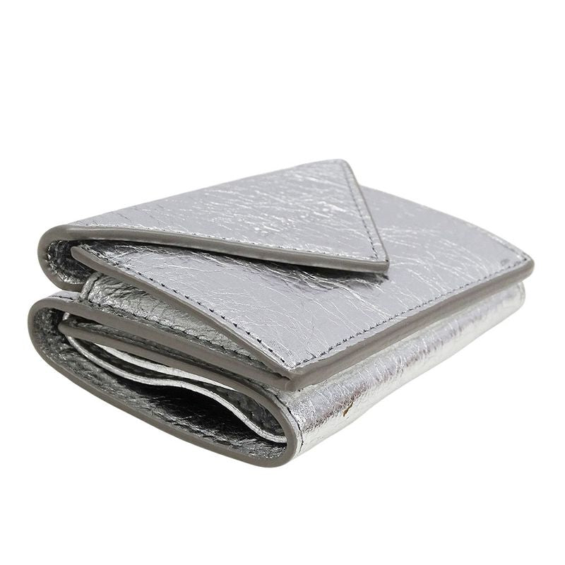 Balenciaga Wallet Ladies Branded Trifold Wallet Leather Paper Mini Wallet