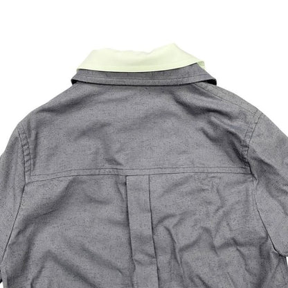 Bottega Veneta Long Sleeve Shirt Double Layered 738507 V2sm0 1225 38 Size Gray