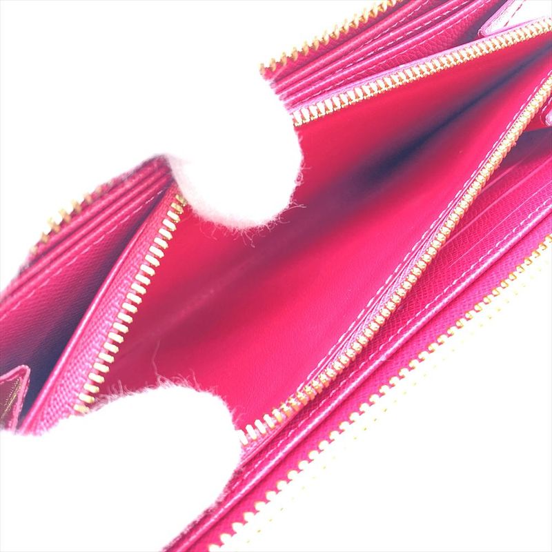 Louis Vuitton Studded Zippy Wallet Long Wallet Damier Azure N64615 White Gold