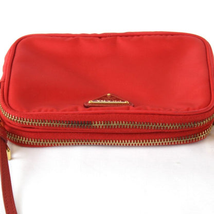 Prada Mini 1nf861 Shoulder Bag Nylon Red