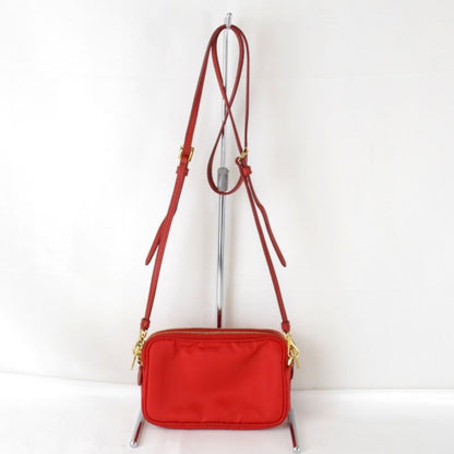Prada Mini 1nf861 Shoulder Bag Nylon Red
