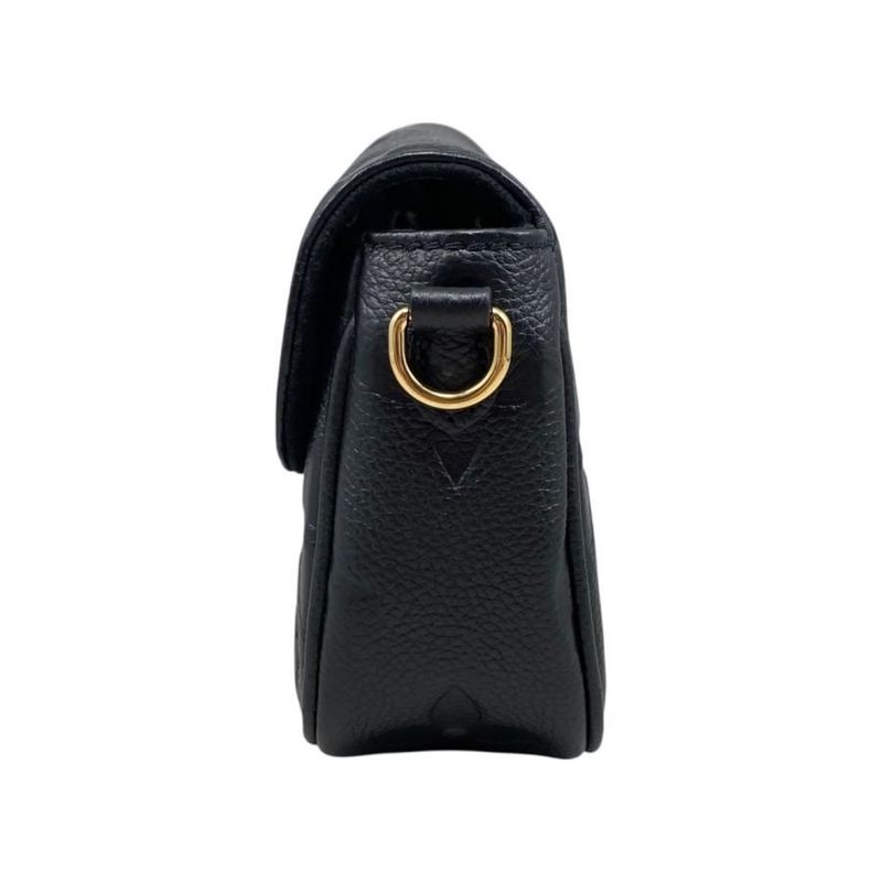 Louis Vuitton Shoulder Bag Wallet On Chain Ivy M82154 Monogram Empreinte Noir