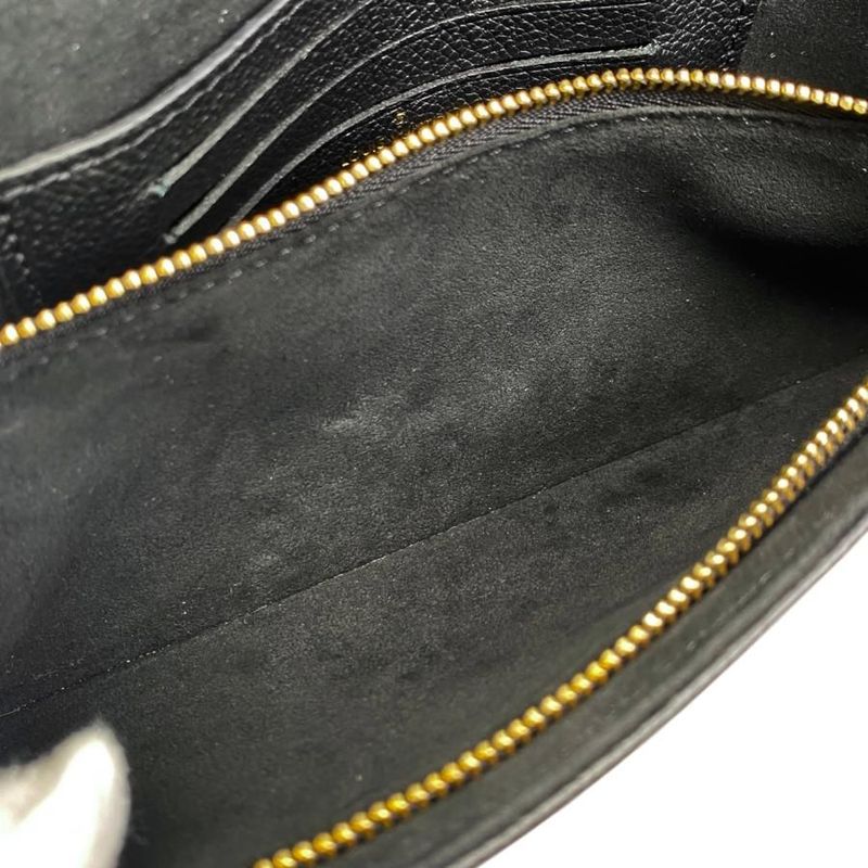 Louis Vuitton Shoulder Bag Wallet On Chain Ivy M82154 Monogram Empreinte Noir