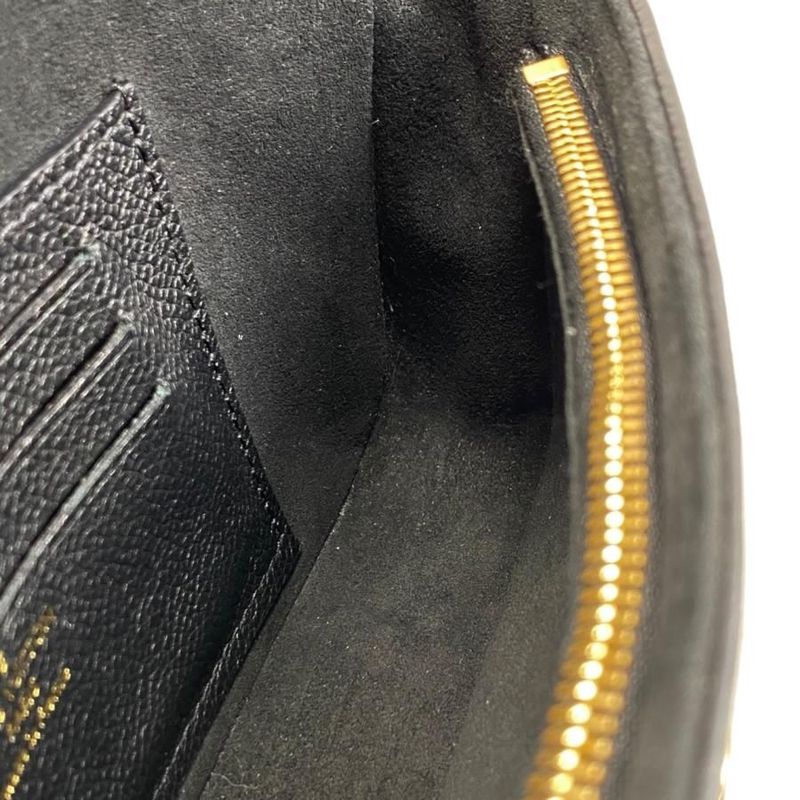 Louis Vuitton Shoulder Bag Wallet On Chain Ivy M82154 Monogram Empreinte Noir