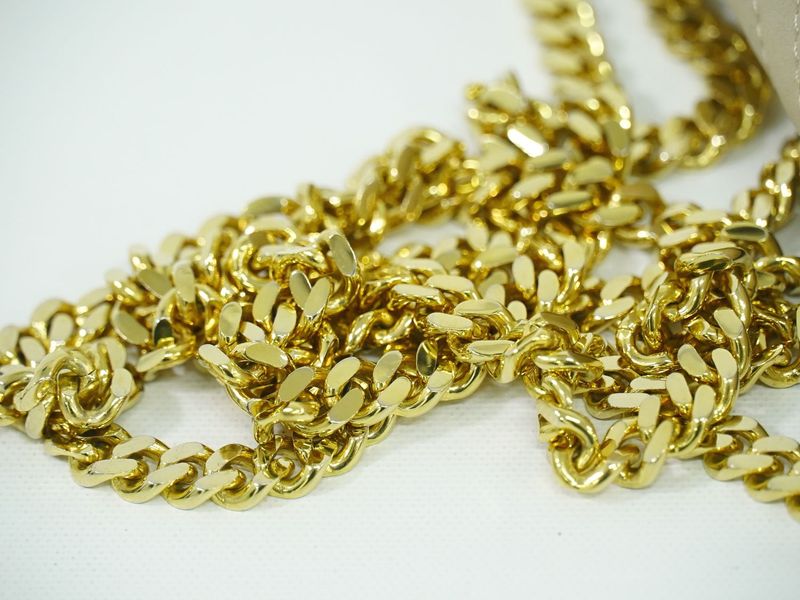 Authentic Celine Quilted Chain Shoulder Bag Pochette Leather Ivory Bag Pre-owned