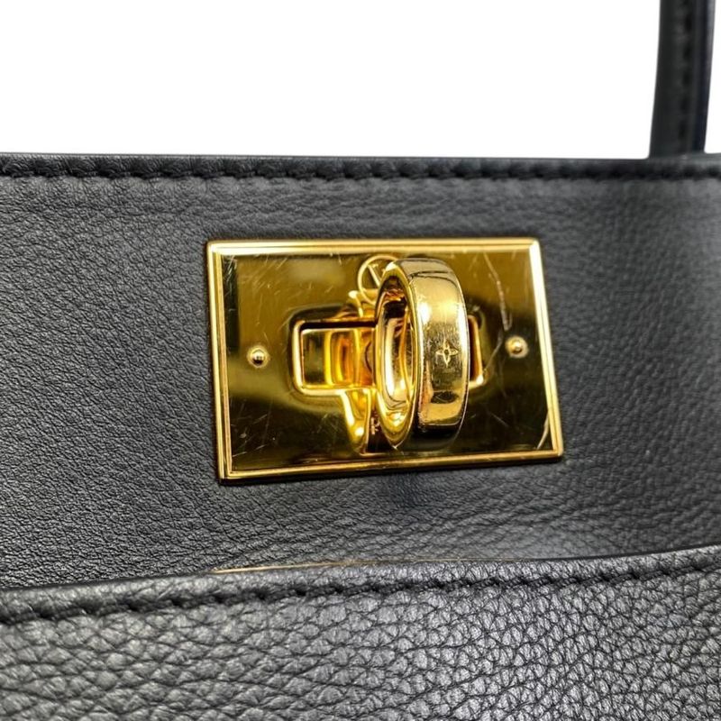 Louis Vuitton Handbag Shoulder Bag on My Side MM M53826 Grain Calf Leather