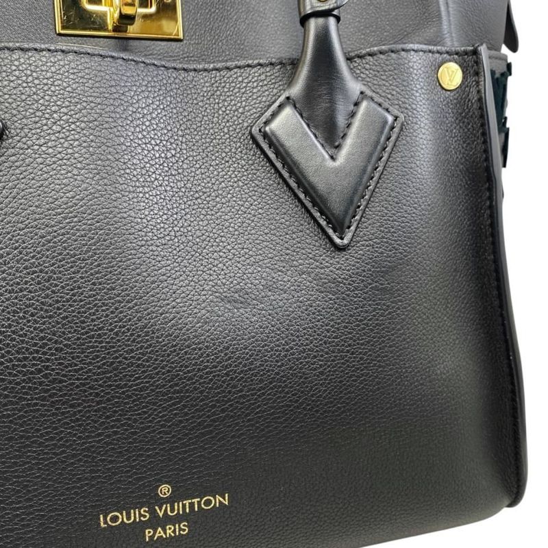 Louis Vuitton Handbag Shoulder Bag on My Side MM M53826 Grain Calf Leather