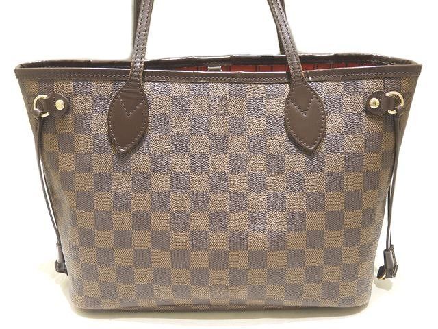 Vuitton Neverfull PM Tote Bag N51109 Damier Ebène Women Shoulder Bag Louis