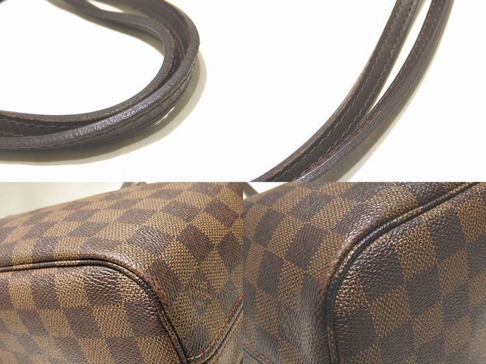 Vuitton Neverfull PM Tote Bag N51109 Damier Ebène Women Shoulder Bag Louis