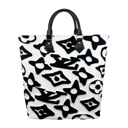 Louis Vuitton X Urs Fischer Tote Bag Lvxuf Cabas M45567 Monogram Velvet Taffeta