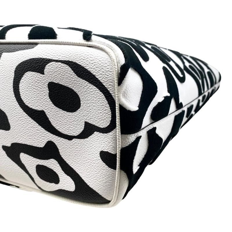 Louis Vuitton X Urs Fischer Tote Bag Lvxuf Cabas M45567 Monogram Velvet Taffeta