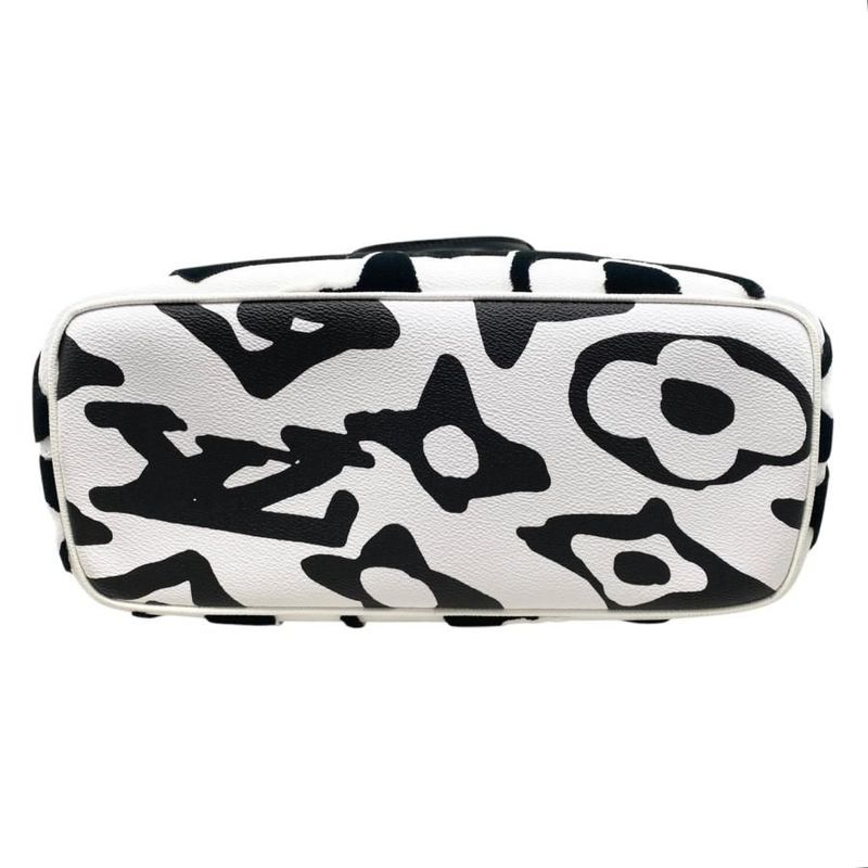 Louis Vuitton X Urs Fischer Tote Bag Lvxuf Cabas M45567 Monogram Velvet Taffeta