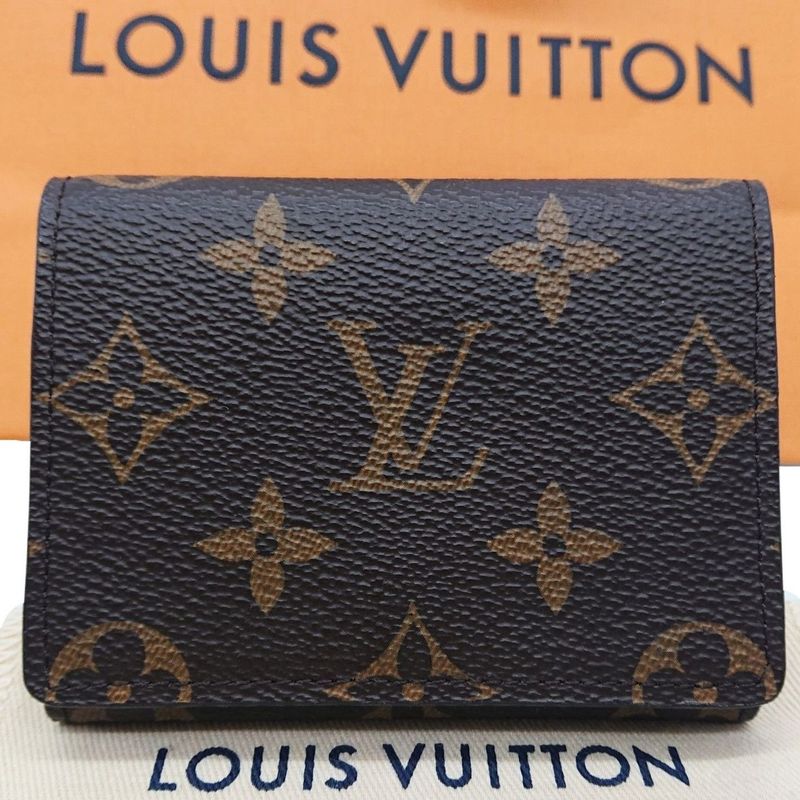 Louis Vuitton Business Card Holder Card Case Envelope Carte De Visite Monogram