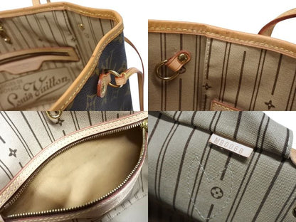 Louis Vuitton Monogram Neverfull PM Handbag Brown Vachetta Leather Gold — view 8