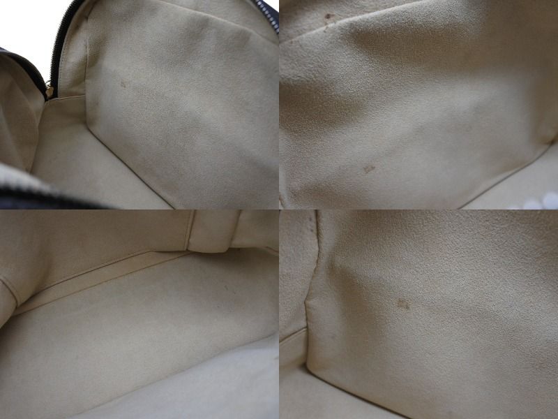 Louis Vuitton Manhattan PM Handbag Vachetta Leather Brown Gold — view 8