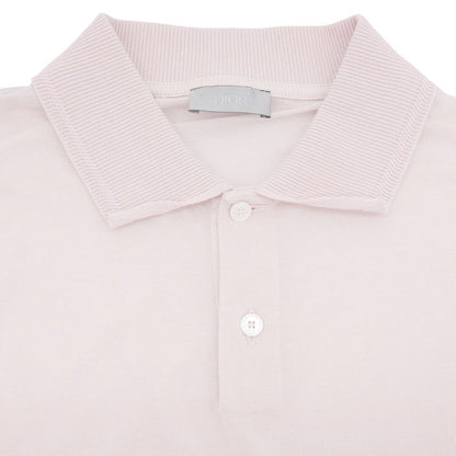 DIOR Homme 243j831a0800 Long-sleeved Knit Polo Shirt With Cuff Logo Embroidery