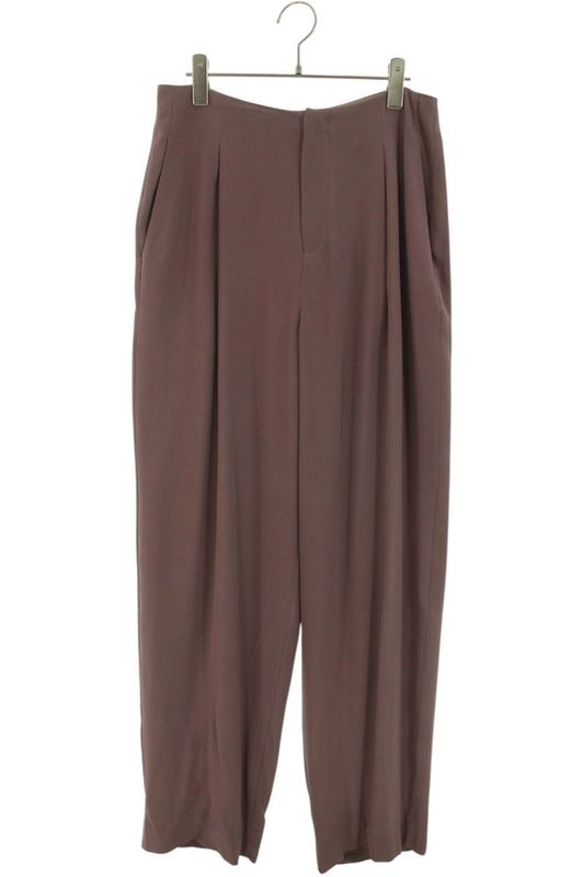 Saint Laurent Paris 815424 Y7i21 Silk Slack Long Pants Men 44