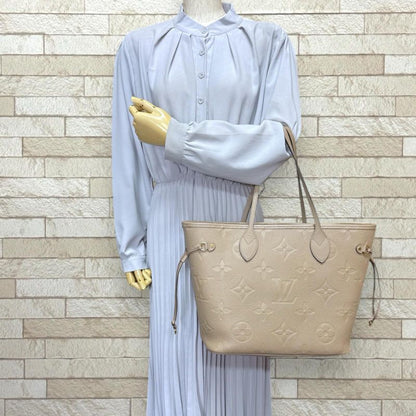 Louis Vuitton Neverfull MM Monogram Empreinte Tote Bag Monogram Empreinte