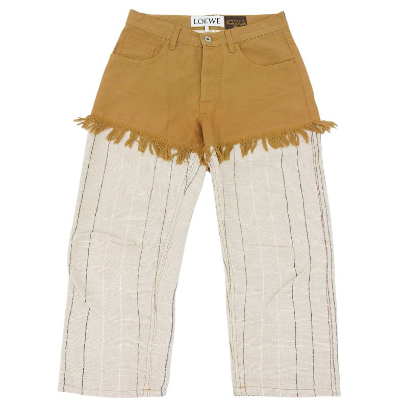 LOEWE X Paulas Ibiza LOEWE X Paulas Ibiza S2292032ib Hemp Linen Blend Pants