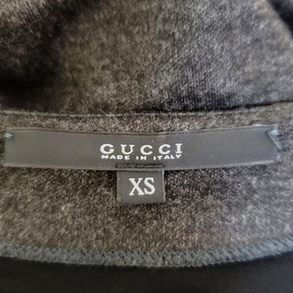 Gucci Dress Size XS Women's - 271412 X6216 Dark Gray V-neck Short Sleeves Knee