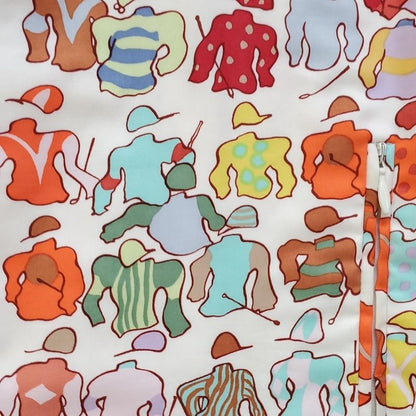 Hermes Vest Size SM Women's - White X Orange X Multi Reversible/cotton