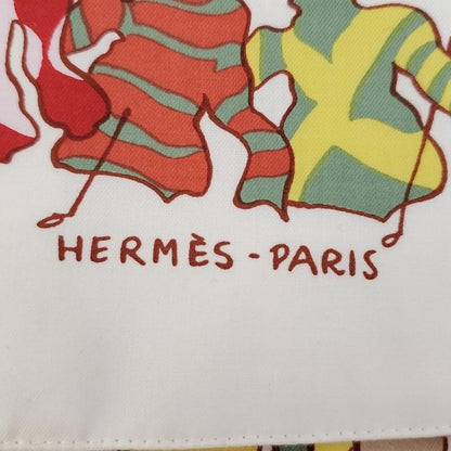 Hermes Vest Size SM Women's - White X Orange X Multi Reversible/cotton