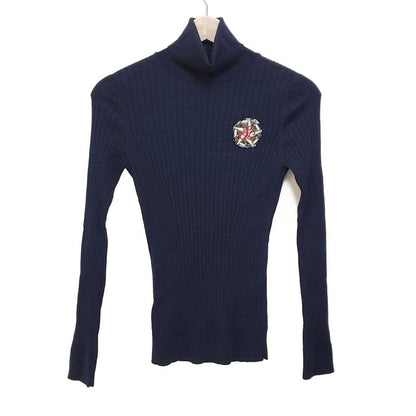Louis Vuitton Long Sleeve Sweater Size XS Women's - Dark Navy Turtleneck