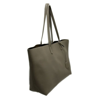 Saint Laurent Paris Tote Bag Shopping Tote 600281 Gray Beige Leather