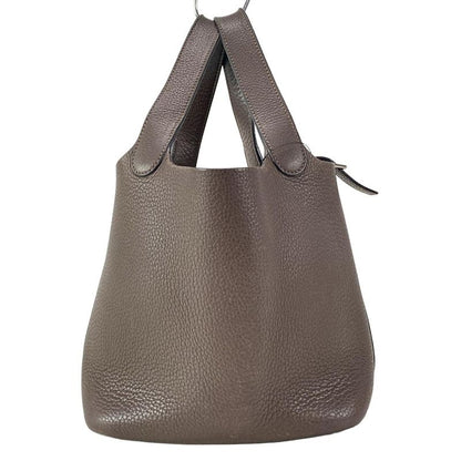 Hermes Handbag Picotin PM Dark Brown
