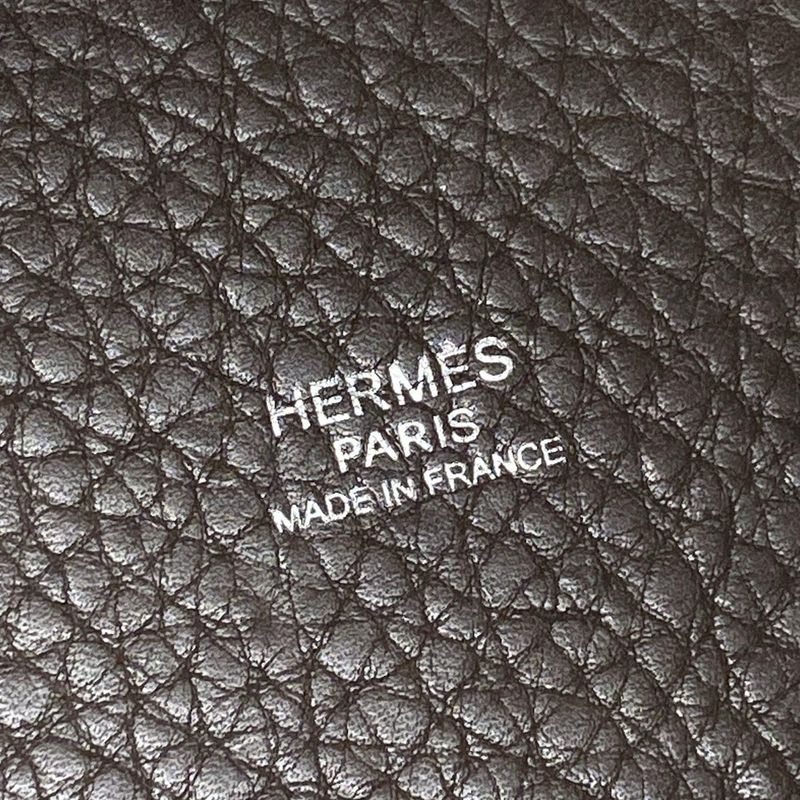 Hermes Handbag Picotin PM Dark Brown