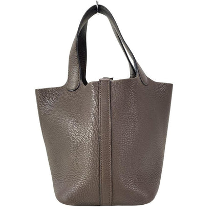 Hermes Handbag Picotin PM Dark Brown