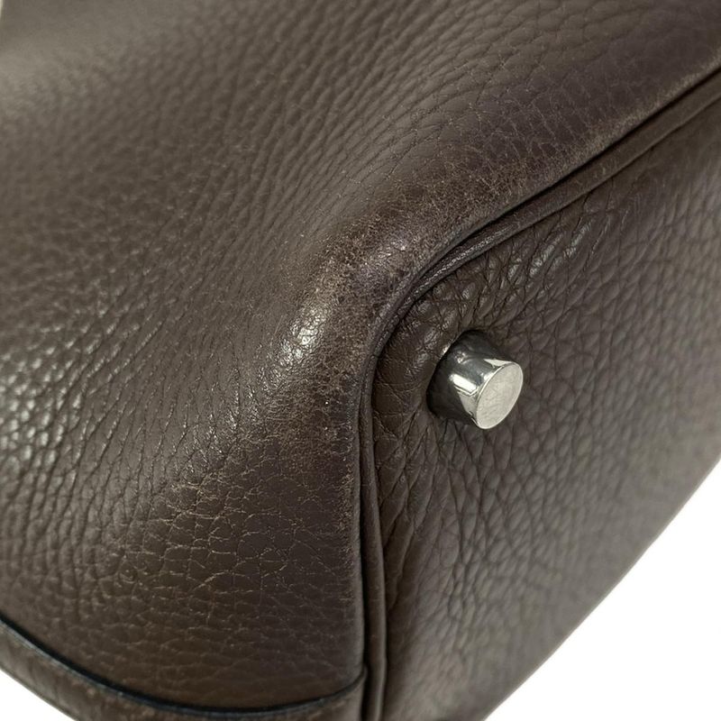 Hermes Handbag Picotin PM Dark Brown