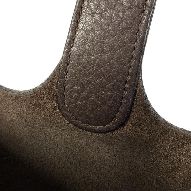 Hermes Handbag Picotin PM Dark Brown