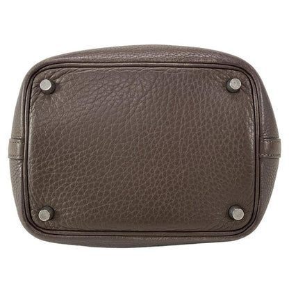 Hermes Handbag Picotin PM Dark Brown