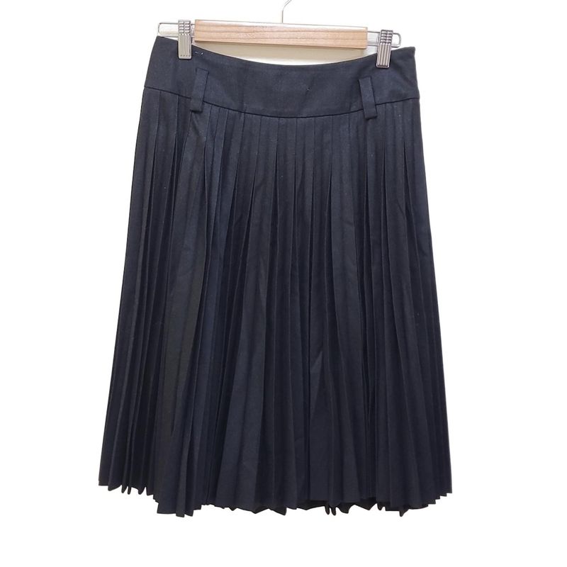 Celine Skirt Size 38 M Women - Dark Gray Knee Length/pleated