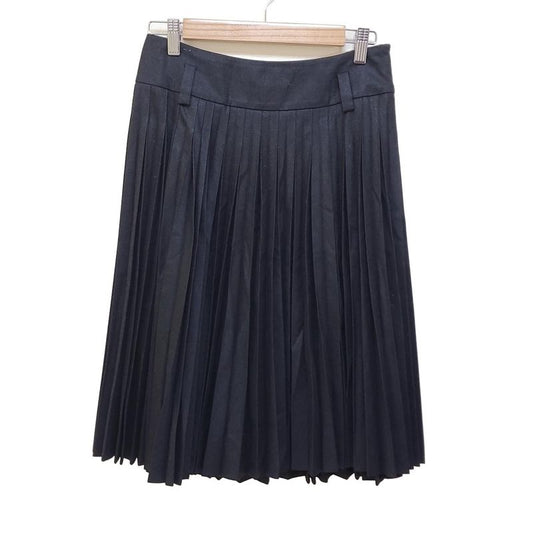 Celine Skirt Size 38 M Women - Dark Gray Knee Length/pleated