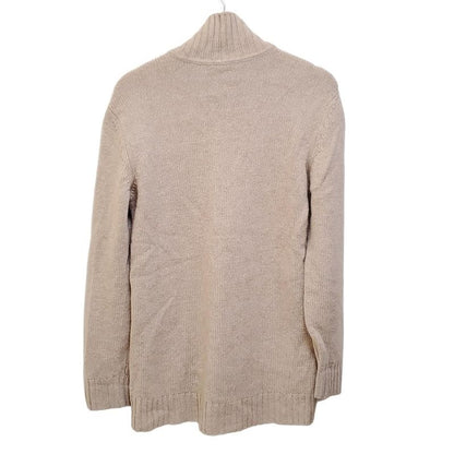 Hermes Long Sleeve Sweater Size S Women's - Beige Ivory And Multi High Neck /