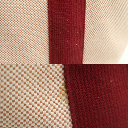 Hermes Cabriole Mothers Bag Tote Bag Red Ladies Used