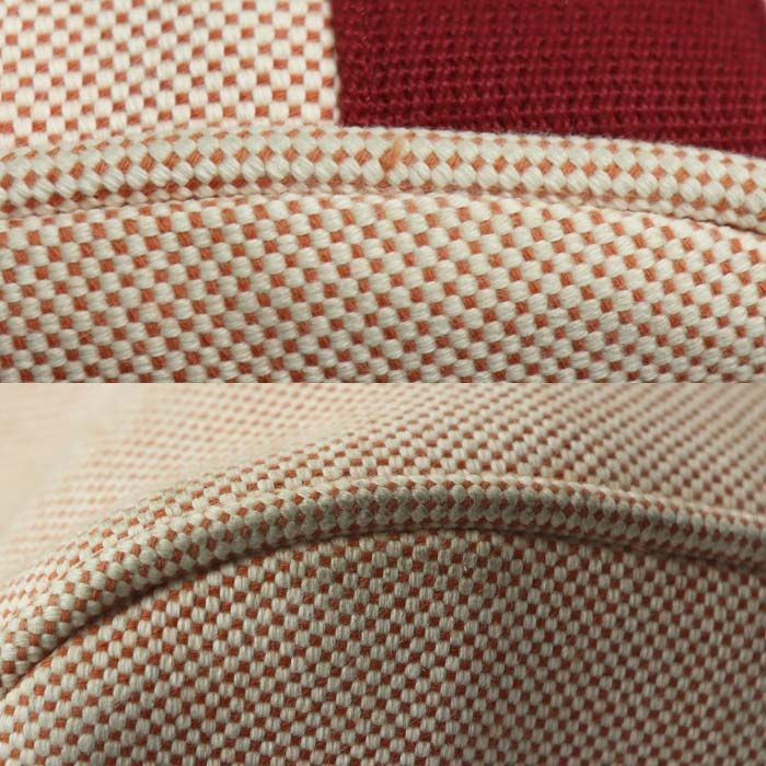 Hermes Cabriole Mothers Bag Tote Bag Red Ladies Used