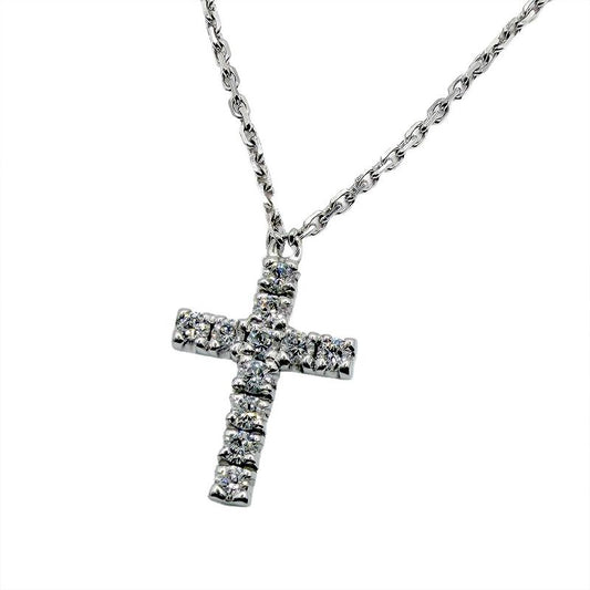 Cartier Symbol Cross Diamond Necklace