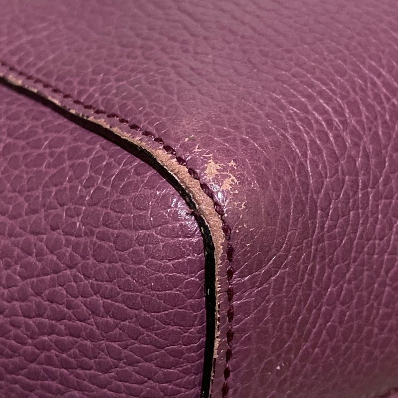 Gucci Handbag Swing 368827 Purple Leather