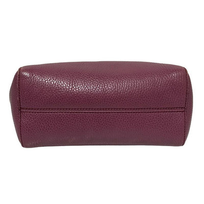 Gucci Handbag Swing 368827 Purple Leather