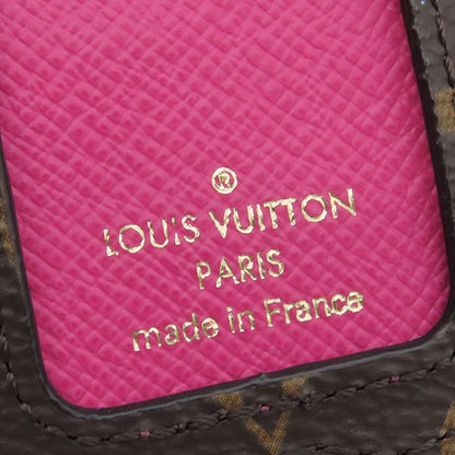 Louis Vuitton Key Holder Porte Cles Tag Vivienne Monogram Canvas Pink Gold