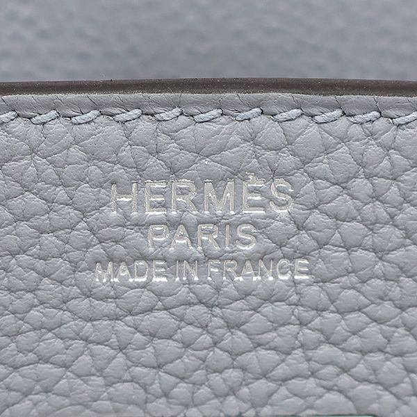 Hermes Handbag Birkin 30 Togo Gripin Tan Silver Hardware Never Used Gray K