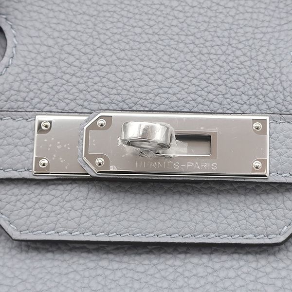 Hermes Handbag Birkin 30 Togo Gripin Tan Silver Hardware Never Used Gray K